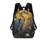 sinyumoney Heron Kintsugi Art Mochila Escolar Infantil Impresa En 3D Para Niños, Mochilas De Viaje De Alta Capacidad, Bolsas Para Libros, Mochila Escolar Infantil 17inch