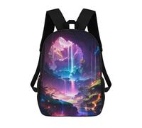 sinyumoney Hidden Falls Hollow Mochila Escolar Infantil Impresa En 3D 17inch Mochilas De Moda Para Niños De Primaria Y Secundaria