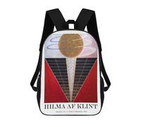 sinyumoney Hilma Af Klint Altar Piece Painting Mochila Escolar Infantil De 17 Pulgadas, Mochila Escolar Impresa En 3D Para Niños De Primaria Y Secundaria