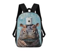 sinyumoney Hippos in The Bathroom Mochilas Infantiles Impresas En 3D Para Niños. Mochilas De Viaje De Moda Para Niños. Mochila Escolar Para Estudiantes De Primaria Y Secundaria.