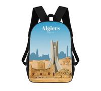Sinyumoney Ho Chi Minh City Travel Print Mochila Escolar, Mochila Casual Para Escuela, Trabajo Y Viajes, Ideal Para Campus, Actividades Al Aire Libre Y Deportes, Viaje a Algiers, 17"