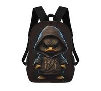 sinyumoney Hoodie Angry Duck Mochilas Infantiles Mochila Escolar Mochila Impresa En 3D Para Niños Mochilas De Viaje Bolsas Para Libros Mochila Escolar Para Niños 17inch