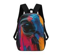 sinyumoney Horse Eye Abstract Art Mochilas Infantiles Mochila Escolar Mochila Impresa En 3D Para Niños Mochilas De Viaje Bolsas Para Libros Mochila Escolar Para Niños 17inch