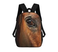 sinyumoney Horse Face Mochilas Infantiles Mochila Escolar Mochila Impresa En 3D Para Niños Mochilas De Viaje Bolsas Para Libros Mochila Escolar Para Niños 17inch