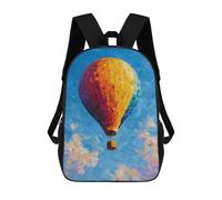 sinyumoney Hot Air Balloon Painting Mochilas Infantiles Mochila Escolar Impresa En 3D Para Niños Mochilas De Viaje Bolsas Para Libros Para Niños 17inch Mochila Escolar