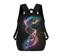 sinyumoney Human DNA in The Space V5 Mochilas De 17 Pulgadas Para Niños, Mochilas Escolares Impresas En 3D Para Estudiantes De Primaria Y Secundaria, Para Niños Y Niñas.