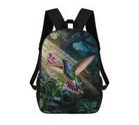 sinyumoney Hummingbird in Sunlight Mochila Escolar Infantil Impresa En 3D Para Niños, Mochilas De Viaje, Bolsas Para Libros Para Niños Estudiantes De Primaria 17inch