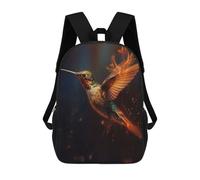 sinyumoney Hummingbird Mochila Para Niños, Adolescentes Y Estudiantes, Mochilas Para Niñas, Mochilas Para Niños Pequeños, Primaria Y Secundaria 17inch