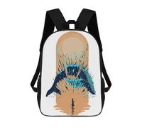 sinyumoney Humpback Whale Slice Mochila Escolar Para Niños Con Impresión 3D, Mochila Moderna Para Niños Y Niñas, Mochila Informal Para Estudiantes. 17inch