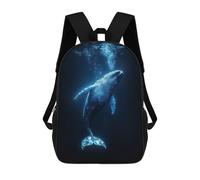 sinyumoney Humpback Whale Underwater Mochila Escolar Mochila Para Niñas Y Niños Mochilas De Gran Capacidad Mochilas Ligeras Para Niños Y Estudiantes 17inch