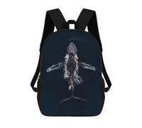 sinyumoney Humpback Whale Underwater Mochila Ligera Informal Para El Día A Día, Ideal Para La Escuela, Viajes, Trabajo Y Uso Diario 17inch