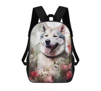 sinyumoney Husky Dog Watercolor Mochilas Escolares Resistentes Al Agua, Mochilas De Viaje, Bolsas Para Computadoras Portátiles Para Adolescentes, Niñas, Niños, Mujeres Y Hombres 17inch