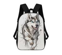 sinyumoney Husky with Blue Eyes Mochila Escolar Ligera Para Aeropuerto, Estudiantes Universitarios, Mochila Para Hombres, Mujeres Y Adolescentes 17inch