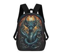 sinyumoney Hydra Head Myth Animal Mochila Escolar Impresa En 3D 17inch Mochila Escolar Infantil Mochilas De Viaje Mochila Informal De Moda Para Niños Y Estudiantes