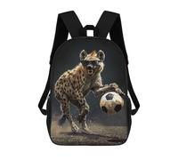 sinyumoney Hyena Soccer Player Mochilas Infantiles Escolares Impresas En 3D, Mochilas Para Niños, Mochilas De Viaje Para Niños Y Niñas, Mochilas Escolares Para Niños 17inch