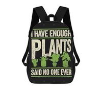 sinyumoney I Have Enough Plants Mochila De Negocios Resistente Para Portátil Para Niñas, Niños Y Adolescentes 17inch