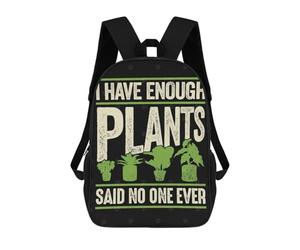 sinyumoney I Have Enough Plants Mochila De Negocios Resistente Para Portátil Para Niñas, Niños Y Adolescentes 17inch