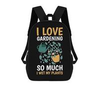 sinyumoney I Love Gardening So Much Mochilas Escolares Resistentes Al Agua, Mochilas De Viaje, Bolsas Para Computadoras Portátiles Para Adolescentes, Niñas, Niños, Mujeres Y Hombres 17inch
