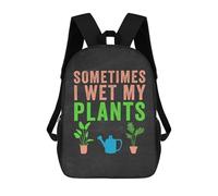 sinyumoney I Wet My Plants Mochila Escolar, Mochila De Negocios Para Portátil, Mochila Informal Unisex Para Hombres, Mujeres Y Adolescentes 17inch