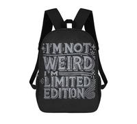 sinyumoney Im Not Weird Im Limited Edition - Funny Quirky Mochila Escolar Para Ordenador, Para El Colegio/trabajo/viajes Para Niñas, Niños Y Adolescentes 17inch