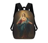 sinyumoney Immaculate Heart of Mary Mochila Escolar, De Negocios, Para Portátil, Unisex, Informal, Para Adolescentes, Chicas, Chicos, Mujeres Y Hombres 17inch