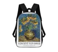 sinyumoney Imperial Fritillaries by Vincent Van Gogh Mochila De Negocios Resistente Para Portátil Para Niñas, Niños Y Adolescentes 17inch