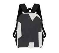sinyumoney Impresión 3D Abstract Geometric Shape Mochilas Escolares Para Niños Mochilas Para Libros De Gran Capacidad Mochila De Viaje Mochilas De Día 17inch