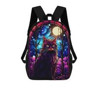 sinyumoney Impresión 3D Anggora Cat Abstract Mochilas Escolares Para Niños Mochilas Para Libros De Gran Capacidad Mochila De Viaje Mochilas De Día 17inch