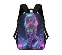sinyumoney Impresión 3D Anime Party Girl Mochilas Escolares Para Niños De 17 Pulgadas, Mochilas Para Libros Para Niños, Mochila De Gran Capacidad, Mochila De Viaje, Mochilas De Uso Diario