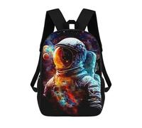 sinyumoney Impresión 3D Astronaut in Space Nebula Mochilas Escolares Para Niños Mochilas Para Libros De Gran Capacidad Mochila De Viaje Mochilas De Día 17inch