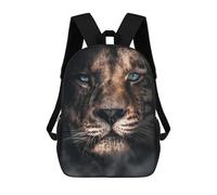 sinyumoney Impresión 3D Blue-Eyed Big Cat Close-Up Mochilas Escolares Para Niños Mochilas Para Libros De Gran Capacidad Mochila De Viaje Mochilas De Día 17inch