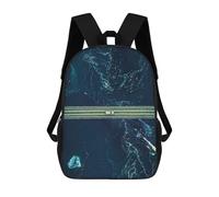 sinyumoney Impresión 3D Bridge And Whale Mochilas Escolares Para Niños Mochilas Para Libros De Gran Capacidad Mochila De Viaje Mochilas De Día 17inch