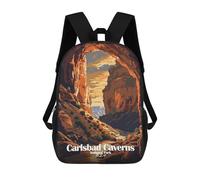 sinyumoney Impresión 3D Carlsbad Caverns National Park Mochilas Escolares Para Niños Mochilas Para Libros De Gran Capacidad Mochila De Viaje Mochilas De Día 17inch