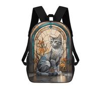 sinyumoney Impresión 3D Cat Cute Animal Mochilas Escolares Para Niños De 17 Pulgadas, Mochilas Para Libros Para Niños, Mochila De Gran Capacidad, Mochila De Viaje, Mochilas De Uso Diario