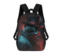 sinyumoney Impresión 3D Cat Noir Detective Mochilas Escolares Para Niños Mochilas Para Libros De Gran Capacidad Mochila De Viaje Mochilas De Día 17inch