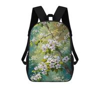 sinyumoney Impresión 3D Cherry Blossom Garden Mochilas Escolares Para Niños De 17 Pulgadas, Mochilas Para Libros Para Niños, Mochila De Gran Capacidad, Mochila De Viaje, Mochilas De Uso Diario