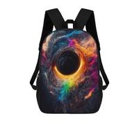 sinyumoney Impresión 3D Colorful Cosmic Vortex Mochilas Escolares Para Niños Mochilas Para Libros De Gran Capacidad Mochila De Viaje Mochilas De Día 17inch