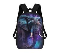 sinyumoney Impresión 3D Cosmic Elephant Art Print-8 Mochilas Escolares Para Niños De 17 Pulgadas, Mochilas Para Libros Para Niños, Mochila De Gran Capacidad, Mochila De Viaje, Mochilas De Uso Diario