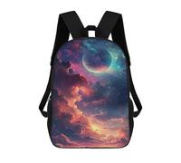 sinyumoney Impresión 3D Cosmic Sky Dream Mochilas Escolares Para Niños De 17 Pulgadas, Mochilas Para Libros Para Niños, Mochila De Gran Capacidad, Mochila De Viaje, Mochilas De Uso Diario