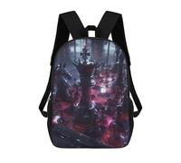 sinyumoney Impresión 3D Dark Chessboard Mochilas Escolares Para Niños Mochilas Para Libros De Gran Capacidad Mochila De Viaje Mochilas De Día 17inch