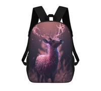 sinyumoney Impresión 3D Enchanted Forest Deer-19 Mochilas Escolares Para Niños Mochilas Para Libros De Gran Capacidad Mochila De Viaje Mochilas De Día 17inch