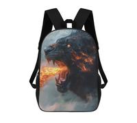 sinyumoney Impresión 3D Flaming Panther Roar Mochilas Escolares Para Niños De 17 Pulgadas, Mochilas Para Libros Para Niños, Mochila De Gran Capacidad, Mochila De Viaje, Mochilas De Uso Diario
