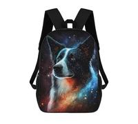sinyumoney Impresión 3D Galactic Canine Majesty Mochilas Escolares Para Niños De 17 Pulgadas, Mochilas Para Libros Para Niños, Mochila De Gran Capacidad, Mochila De Viaje, Mochilas De Uso Diario