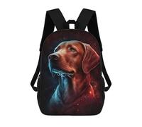 sinyumoney Impresión 3D Galactic Dog Portrait -21 Mochilas Escolares Para Niños De 17 Pulgadas, Mochilas Para Libros Para Niños, Mochila De Gran Capacidad, Mochila De Viaje, Mochilas De Uso Diario
