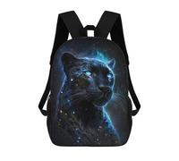 sinyumoney Impresión 3D Galactic Leopard Majesty Mochilas Escolares Para Niños De 17 Pulgadas, Mochilas Para Libros Para Niños, Mochila De Gran Capacidad, Mochila De Viaje, Mochilas De Uso Diario