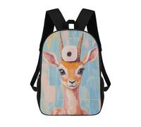 sinyumoney Impresión 3D Gazelle with Toilet Paper Mochilas Escolares Para Niños Mochilas Para Libros De Gran Capacidad Mochila De Viaje Mochilas De Día 17inch