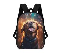 sinyumoney Impresión 3D Labrador Dogs Mochilas Escolares Para Niños Mochilas Para Libros De Gran Capacidad Mochila De Viaje Mochilas De Día 17inch
