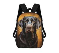 sinyumoney Impresión 3D Labrador Retriever Mochilas Escolares Para Niños Mochilas Para Libros De Gran Capacidad Mochila De Viaje Mochilas De Día 17inch