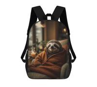 sinyumoney Impresión 3D Lazy And Cozy Sloth Mochilas Escolares Para Niños Mochilas Para Libros De Gran Capacidad Mochila De Viaje Mochilas De Día 17inch
