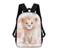 sinyumoney Impresión 3D Lion Cub Mochilas Escolares Para Niños Mochilas Para Libros De Gran Capacidad Mochila De Viaje Mochilas De Día 17inch